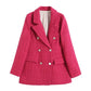 Blazer feminino rosa