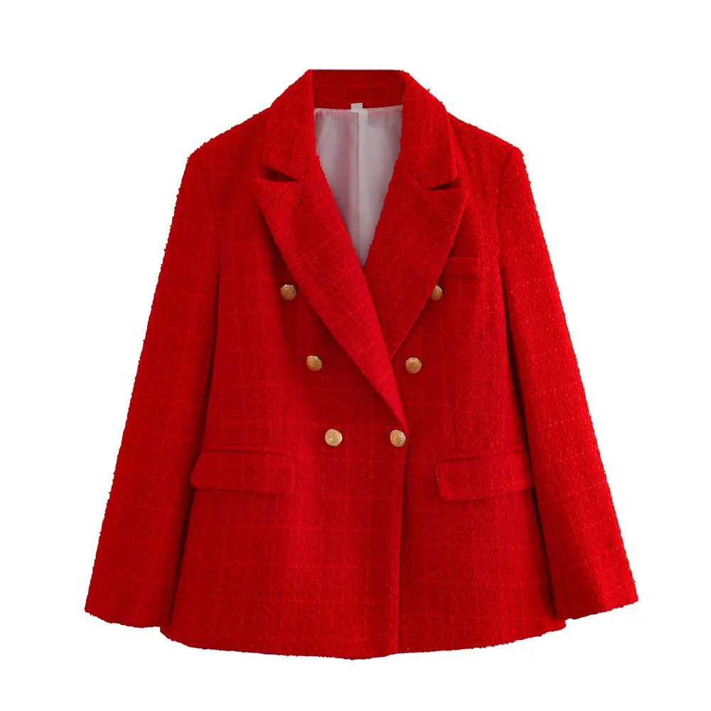 Blazer feminino vermelho