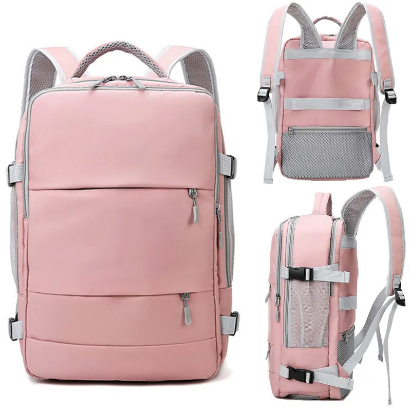 bolsa viagem rosa