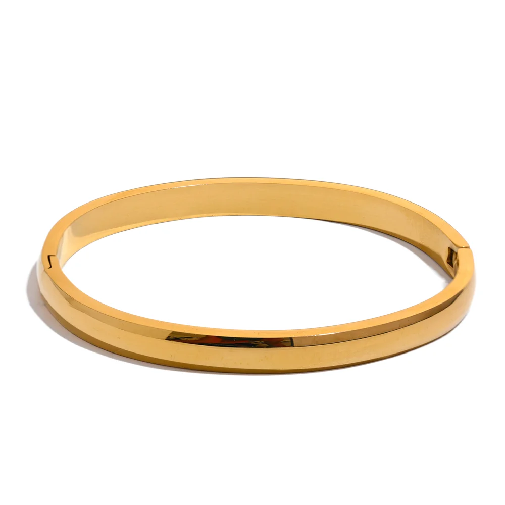 Pulseira minimalista dourada