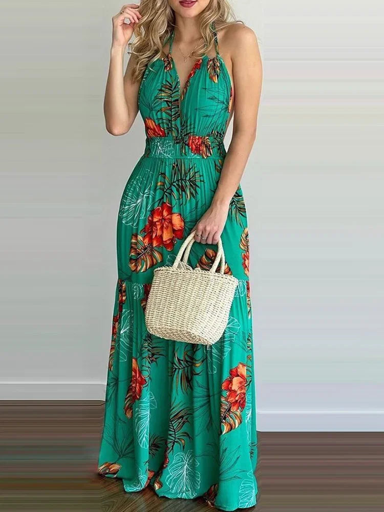 vestido feminino verde