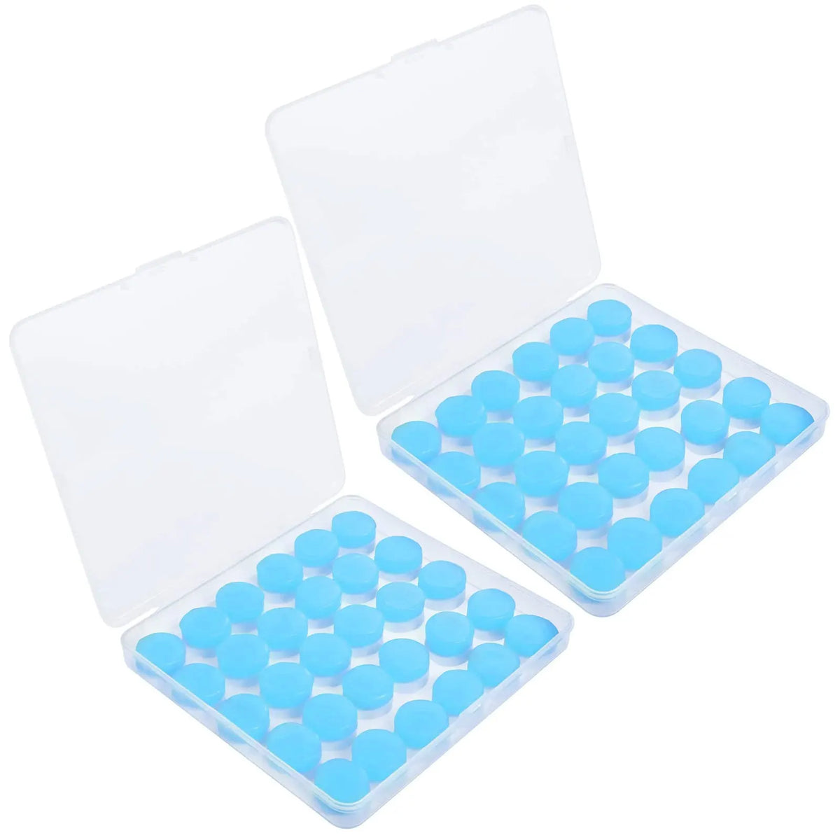 30Pcs Silicone Ear Plugs Reusable Earplugs for Sleeping Swimming Traveling Working Studying Noise Reduction Flexible Ear Plugs