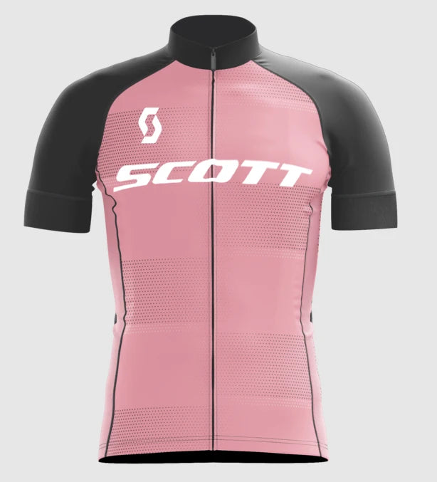 camisa ciclismo rosa