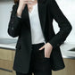 blazer preto feminino alfaiataria